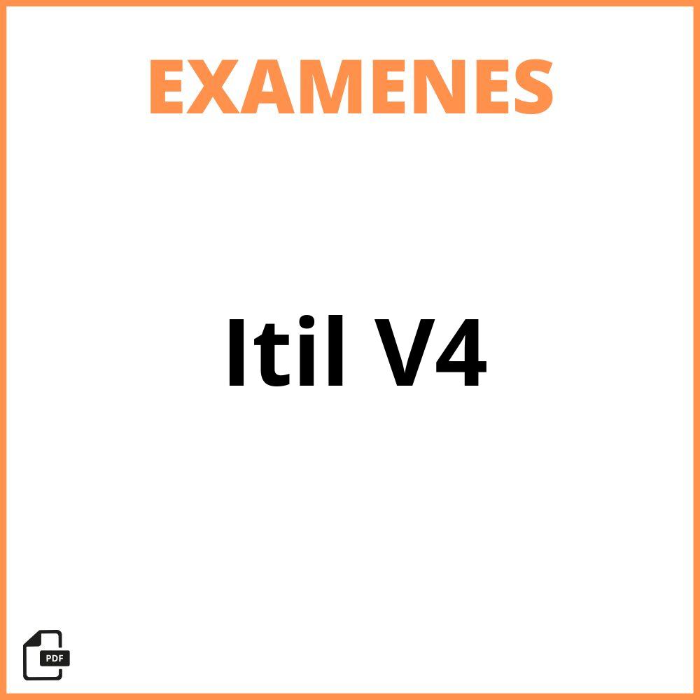 Examen Itil V4