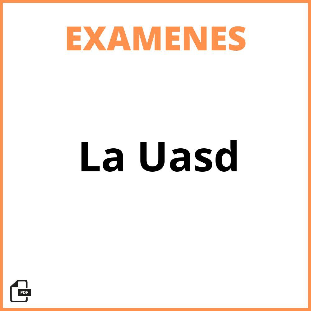 Examen De La Uasd