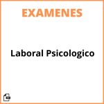 Laboral Examen Psicologico