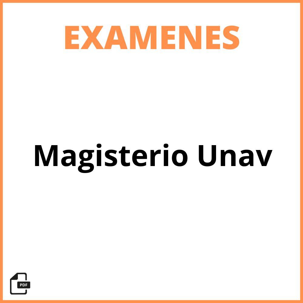Examenes Magisterio Unav