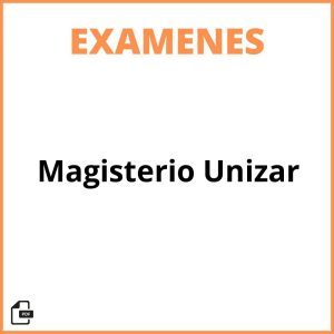 Examenes Magisterio Unizar