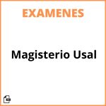 Examenes Magisterio Usal