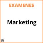 Examen De Marketing