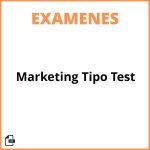 Exámenes De Marketing Tipo Test Resueltos