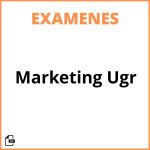 Examenes Marketing Ugr