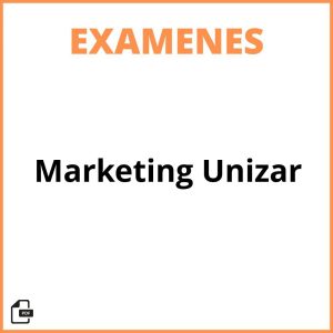Examenes Marketing Unizar