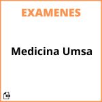 Examen De Medicina Umsa