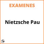 Nietzsche Examen Pau Resuelto