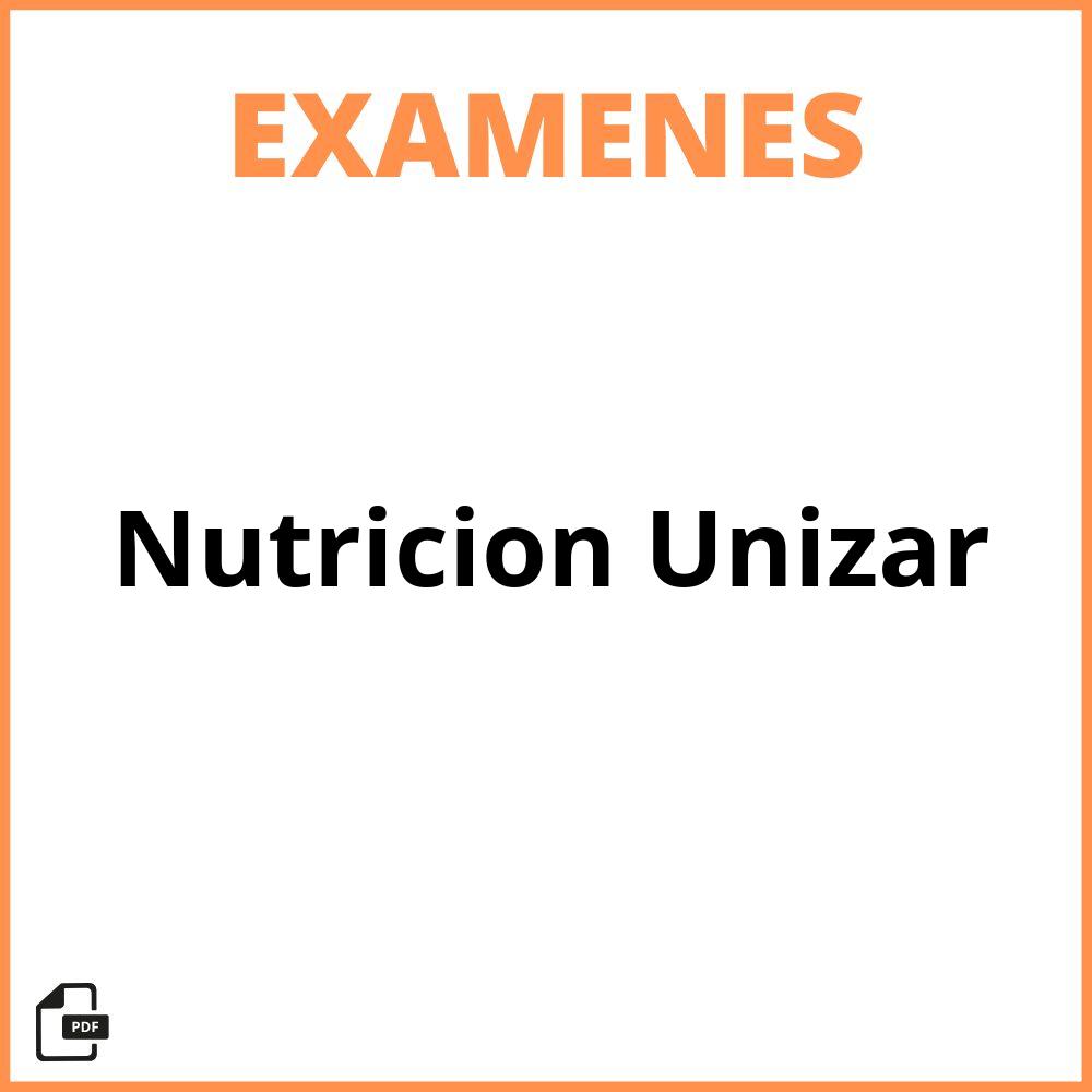 Examenes Nutricion Unizar