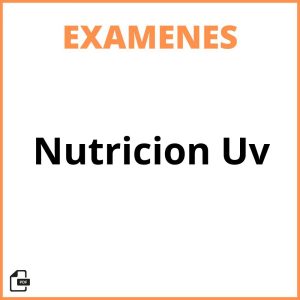 Examenes Nutricion Uv