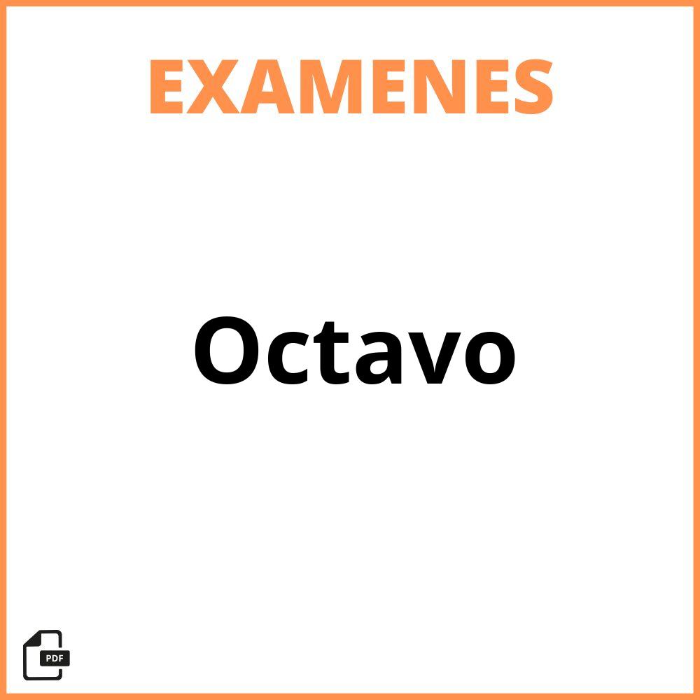 Examen De Octavo