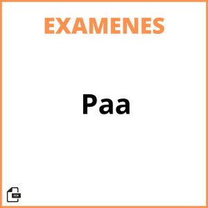 Examen Paa Resuelto