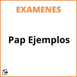 Examenes Pap Ejemplos