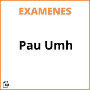 Examenes Pau Umh