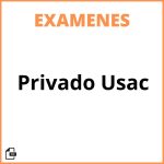 Examen Privado Usac