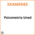 Examenes Psicometria Uned Examenes Psicometria Uned