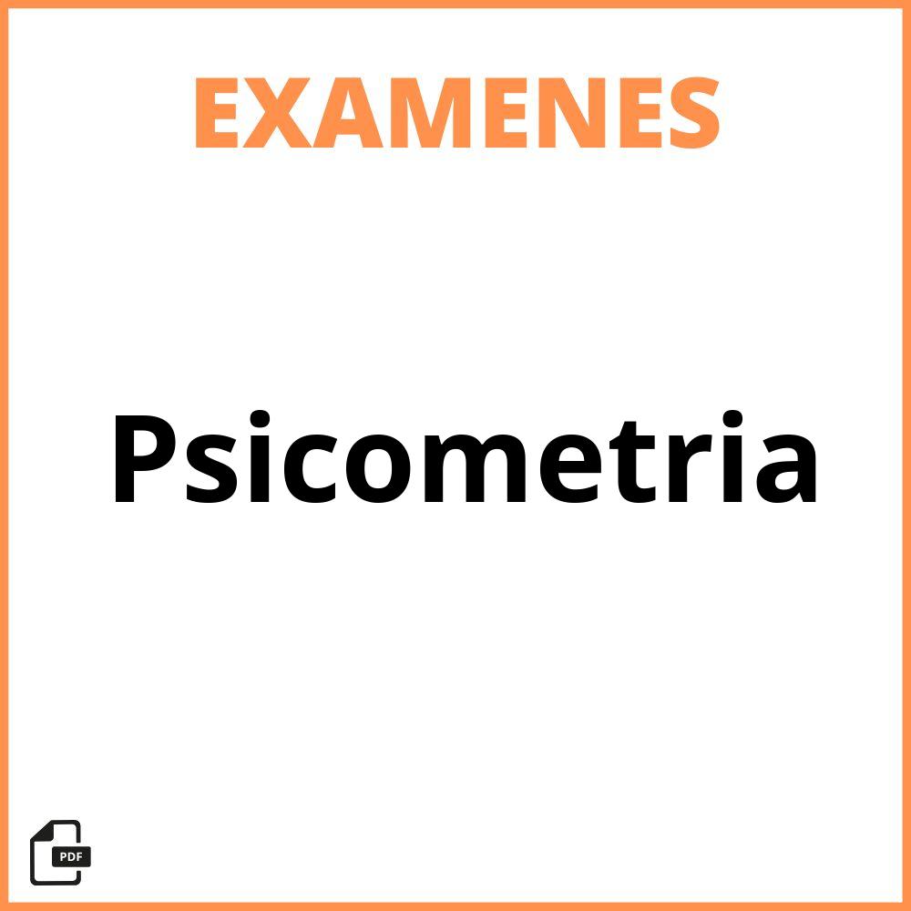 Examen Psicometria