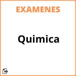 Examen De Quimica