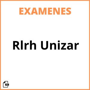 Examenes Rlrh Unizar