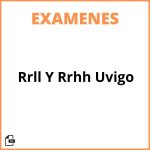 Examenes Rrll Y Rrhh Uvigo