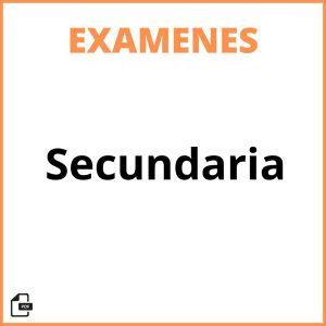 Examenes Secundaria
