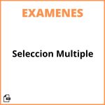 Examen De Seleccion Multiple