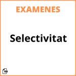 Examenes Selectivitat