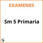 Examenes Sm 5 Primaria