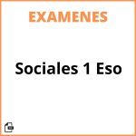 Examen Sociales 1 Eso Pdf
