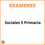 Examen De Sociales 5 Primaria