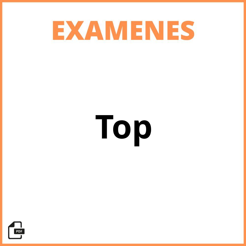 Examen Top