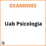Examenes Uab Psicologia