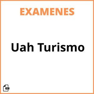 Examenes Uah Turismo