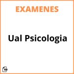 Examenes Ual Psicologia