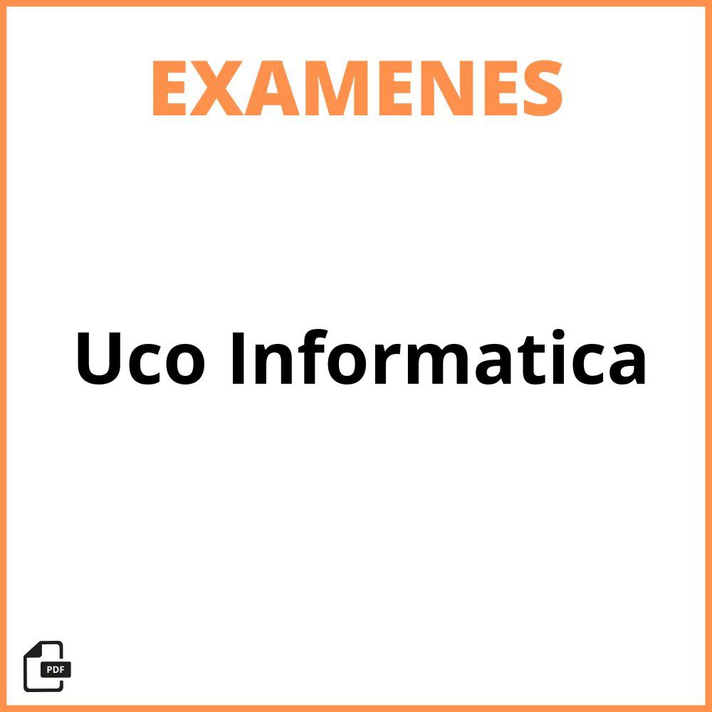 Examenes Uco Informatica