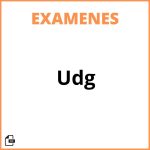 Examen Udg