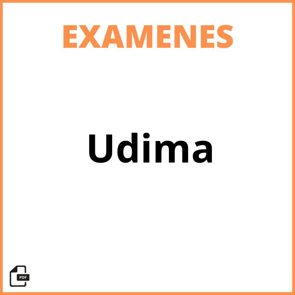 Examenes Udima