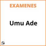 Examenes Umu Ade