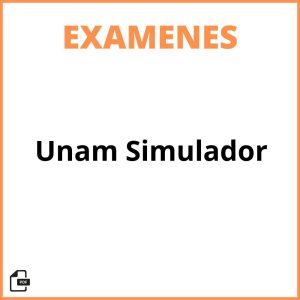 Examen Unam  Simulador
