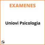 Examenes Uniovi Psicologia