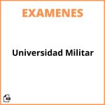 Examen Universidad Militar