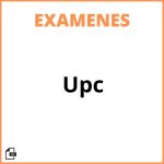 Examen De Upc