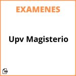 Examenes Upv Magisterio