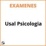Examenes Usal Psicologia