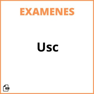 Examenes Usc