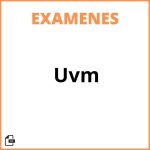 Examen Uvm